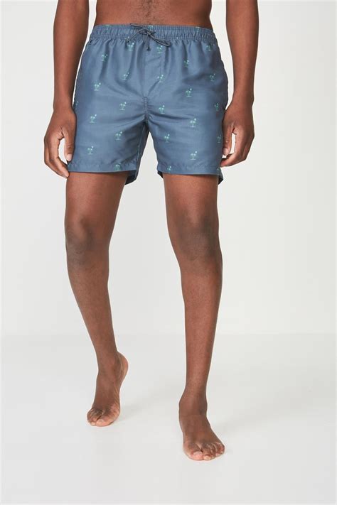 Swim Shorts Blue Slatepalms Cotton On Swimwear