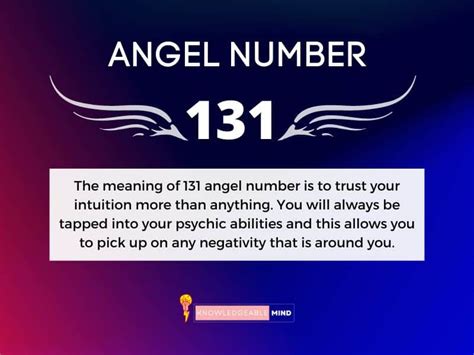 Angel Number 131 Meaning And Symbolism Km