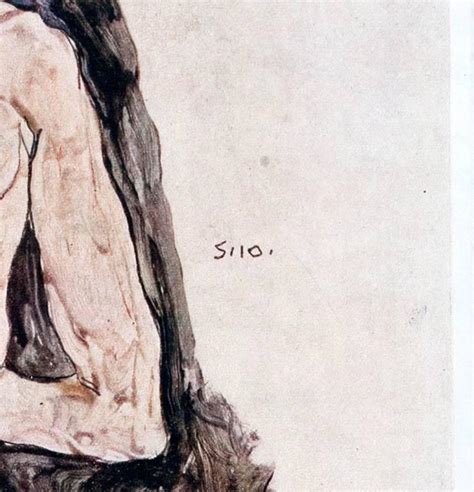 After Egon Schiele Masturbating Woman Surrounded By Black For Sale At 1stdibs