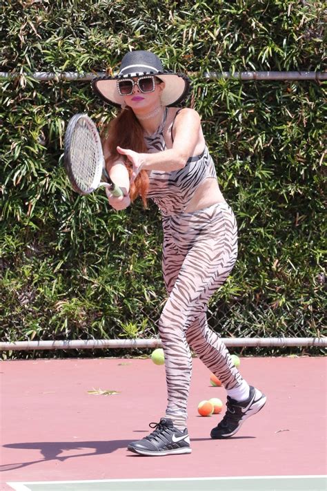 We connect you with dedicated tennis partners on the. Phoebe Price at the Tennis Courts in Los Angeles 08/04 ...