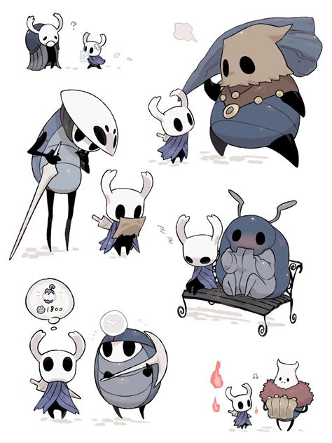 Hollow Knight Character Illustrations