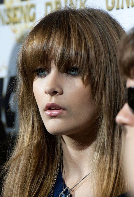 Full bangs hairstyle