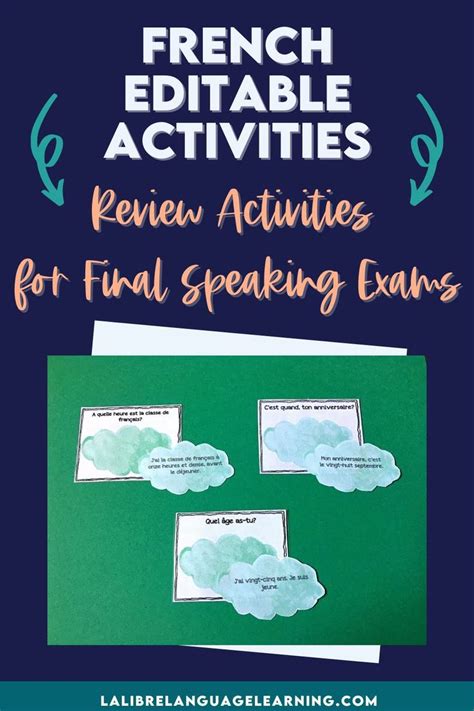 French Printable Activities For Reading And Speaking