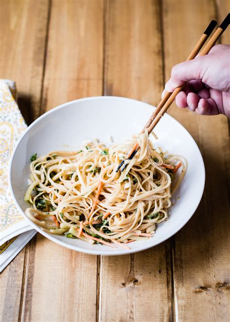 Sweet And Spicy Cold Peanut Noodles