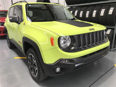 Hyper Green Renegade Trailhawk One Of Our Clients Custom Orders Rjeep
