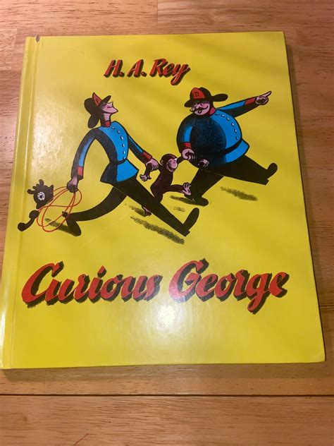 Curious George Harey 1969 Etsy