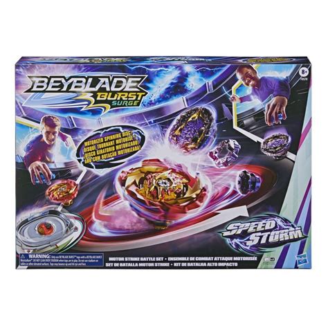 Beyblade Burst Surge Speedstorm Motor Strike Battle Set Beyblade