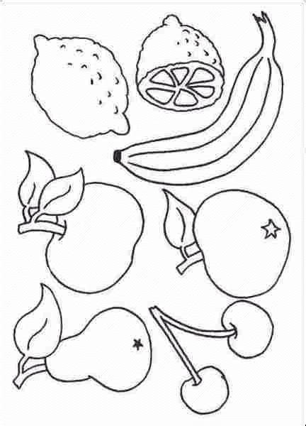 Fructe Si Legume De Colorat P13 Fruit Coloring Pages Colorin Desene