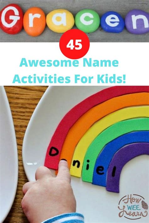 45 Awesome Name Activities For Preschoolers Name Activities Kids