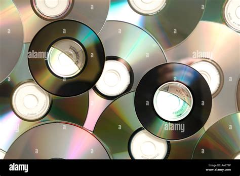 Compact Disks Information Cd And Dvd Data Storage Music Recording Stock