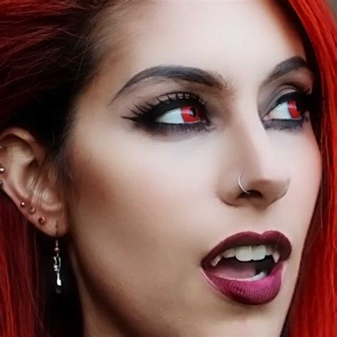 Red Vampire Contact Lenses