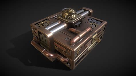 Steampunk Chest Buy Royalty Free 3d Model By Václav Pleticha