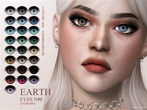 The Sims Resource Earth Eyes N98 Non Default Heterochromia