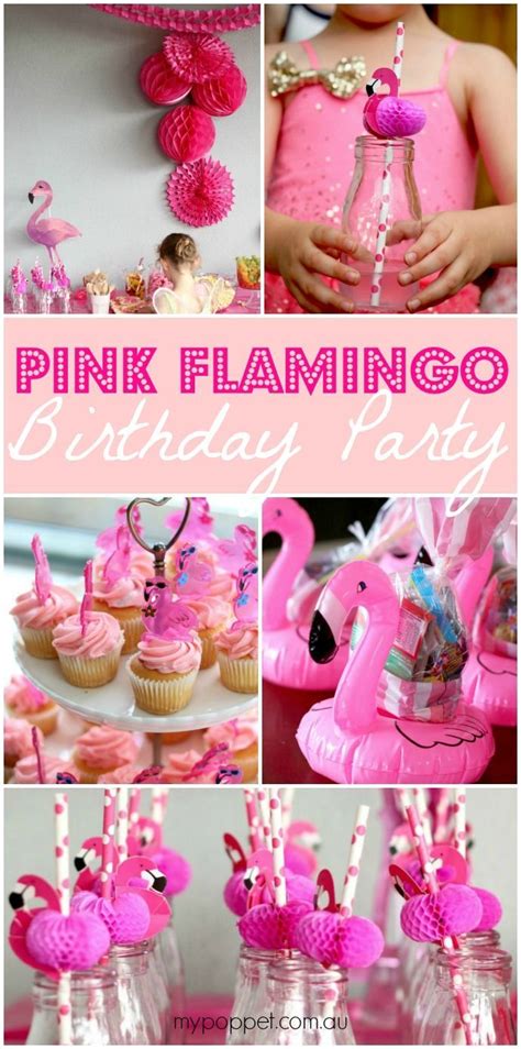 Evas Pink Flamingo Birthday Party My Poppet Living Pink Flamingo