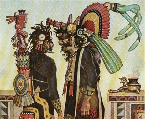 Los Sacerdotes Aztecas Eran Llamados Tlamacazui Los Dadores The