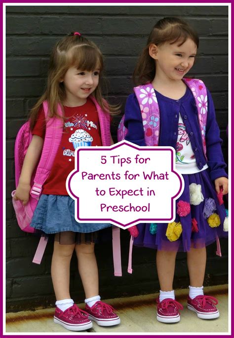5 Tips For What To Expect For Preschool Parents