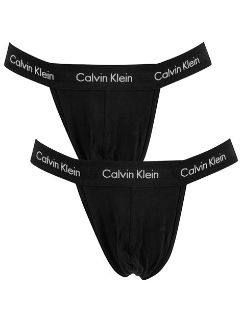 Calvin Klein Pack Thongs In Black For Men Lyst