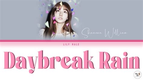 Daybreak Rain Shannon Lirik Lagu Terjemahan Indonesia