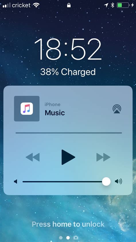 Music App On Lock Screen Apple Community