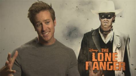 The Lone Ranger Armie Hammer Talks Being A Cowboy And His Royal