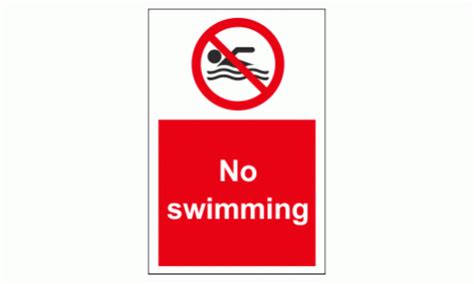 No Swimming Sign Water Safety Signs Safety Signs And Notices