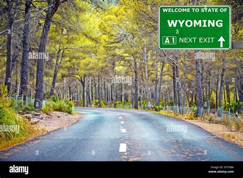 Welcome Wyoming Road Sign Hi Res Stock Photography And Images Alamy