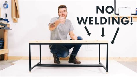 What paint type/brand would you use if you were me? DIY Metal-Based Coffee Table w/ NO WELDING!! | Modern Builds - YouTube