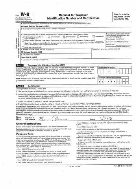 Tax Form W 9 Printable Printable Forms Free Online
