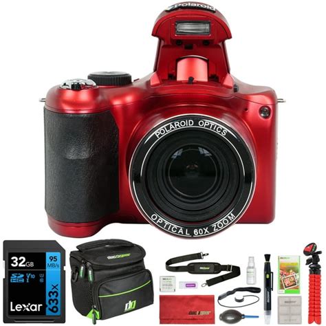 Polaroid Ie6035 Red Stk 4 Ie6035 18mp 60x Optical Zoom Digital Camera