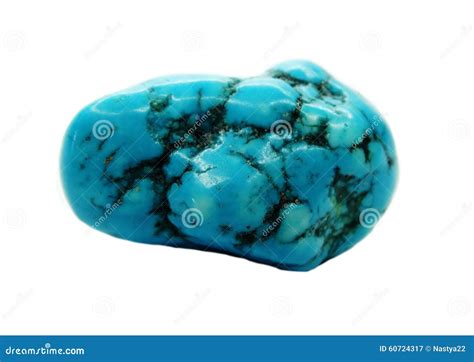 Turquoise Semiprecious Mineral Geological Crystal Stock Image Image
