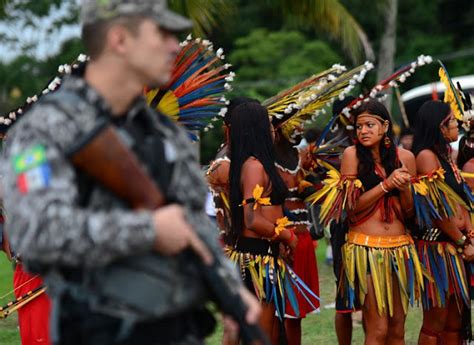 Indigenous peoples in brazil or indigenous brazilians once comprised an estimated 2000 tribes and nations inhabiting what is now the country of brazil, prior to the european contact around 1500. White Wolf : Indigenous peoples from Brazil protest at the ...