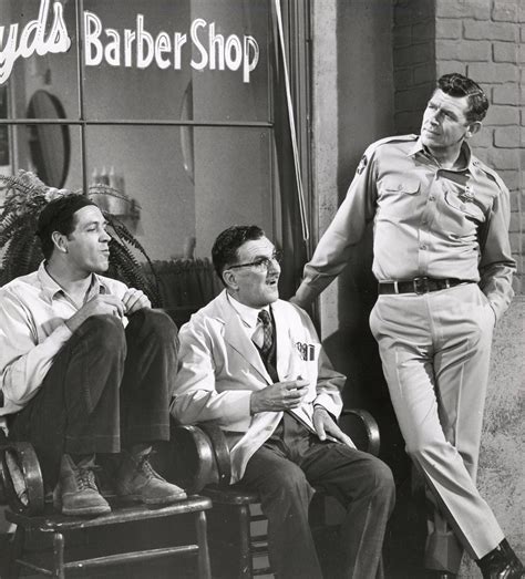 The Andy Griffith Show Goober Floyd And Andy At Barber Shop 8x10 Photo