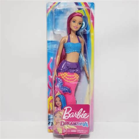 barbie dreamtopia mermaid doll 12 inch pink and blue hair brand new 12 99 picclick