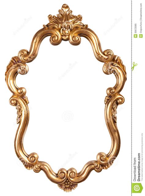Gold Vintage Frame Isolated On Clipart Panda Free Clipart Images