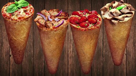 How To Make Pizza Cones Youtube