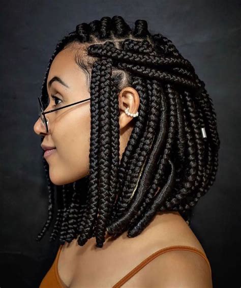 27 Beautiful Box Braid Hairstyles For Black Women Feed In Knotless