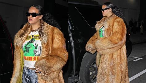Peta Condemns Rihanna Wearing Real Fur Coat Sends Faux Fur Alternative