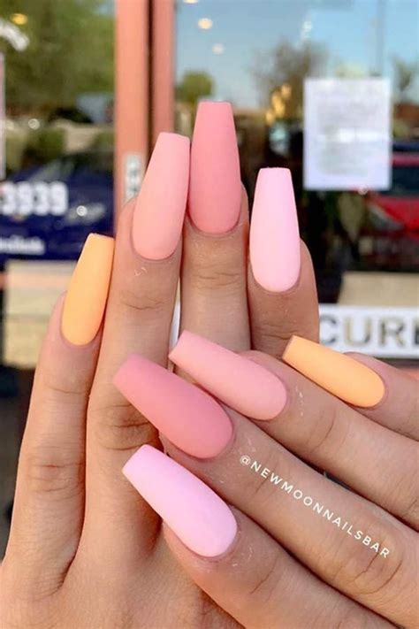 Color is becoming more and more popular and the trends for 2021 just seem happier in general. uñas largas color pastel #nailart #uñaslargas # ...