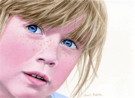 They Call Her Freckles Drawing By Sarah Batalka Fine Art America