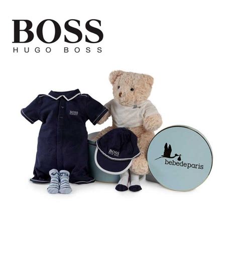 Hugo Boss Polo Bodysuit Baby Hamper Bebé De París Nappy Cakes