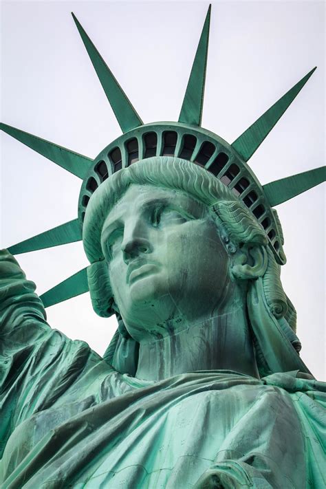 Free Images Monument Green Statue Of Liberty America Landmark
