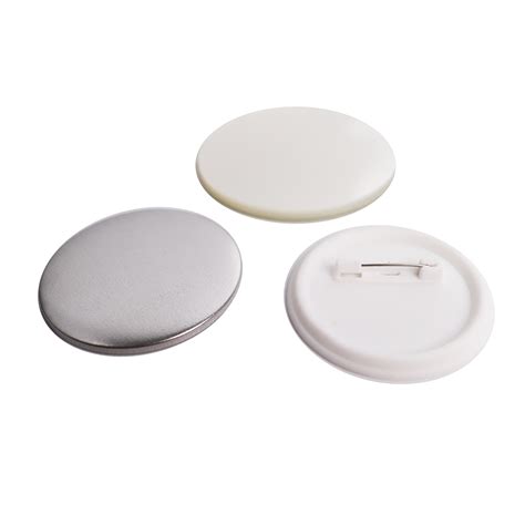 58mm Round Complete Button Supplies Set With Plastic Spring Pinned Back