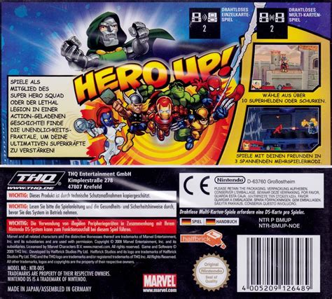 Marvel Super Hero Squad 2009 Nintendo Ds Box Cover Art Mobygames