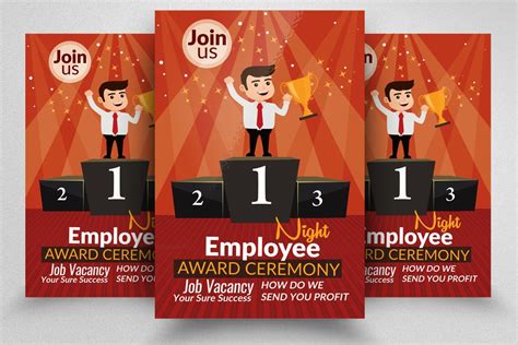 Best Employee Award Ceremony Flyer 439185 Flyers Design Bundles