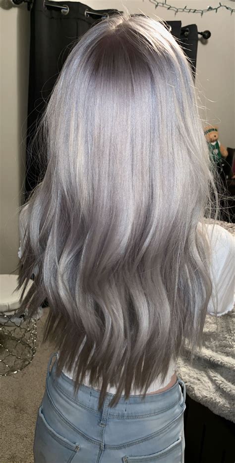Silver Hair Coloración De Cabello Cabello Blanco Color De Pelo