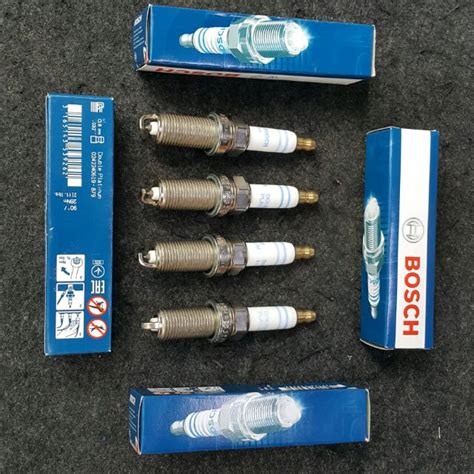 4pcs Bosch Double Platinum Spark Plug For Mercedes M271 Kompressor