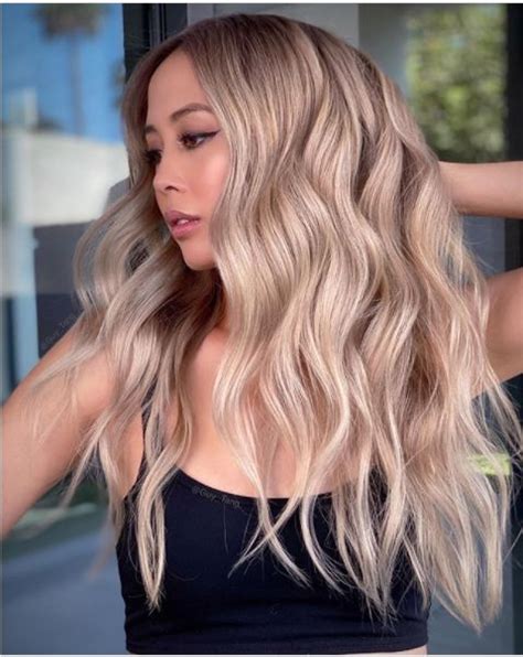 Ice Blonde Balayage Blonde Asian Hair Ash Blonde Hair Colour Asian Hair