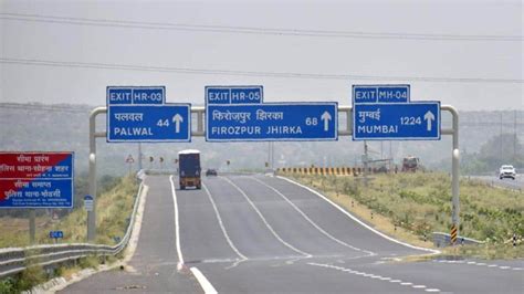 A Camera Every Kilometre On Haryana Stretch Of Delhi Mumbai Expressway Hindustan Times