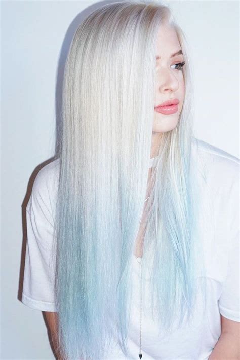 Hair Color 2017 2018 Blonde To Blue Ombre Blondehair Bluehair