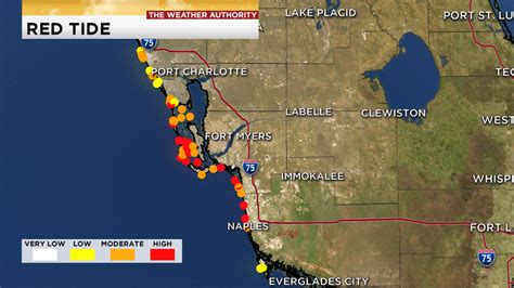 Current Today Current Red Tide Florida Map